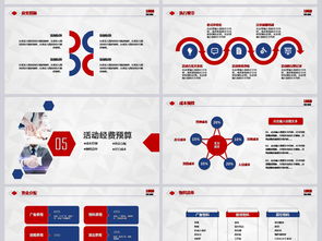 红蓝配色公关活动策划全案